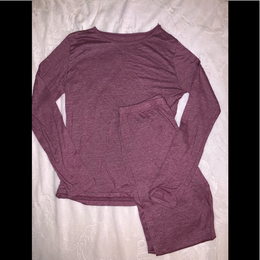 Pink Long Underwear Set